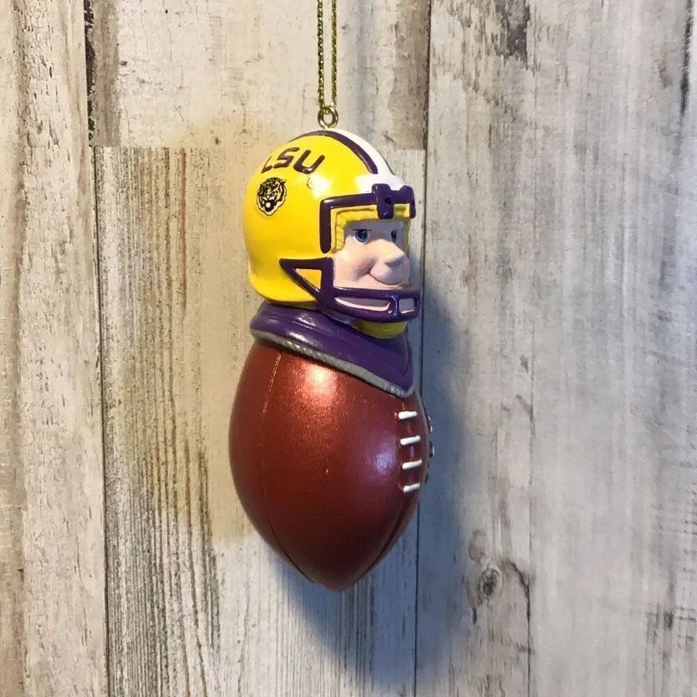 Vintage, LSU Tigers football ornament